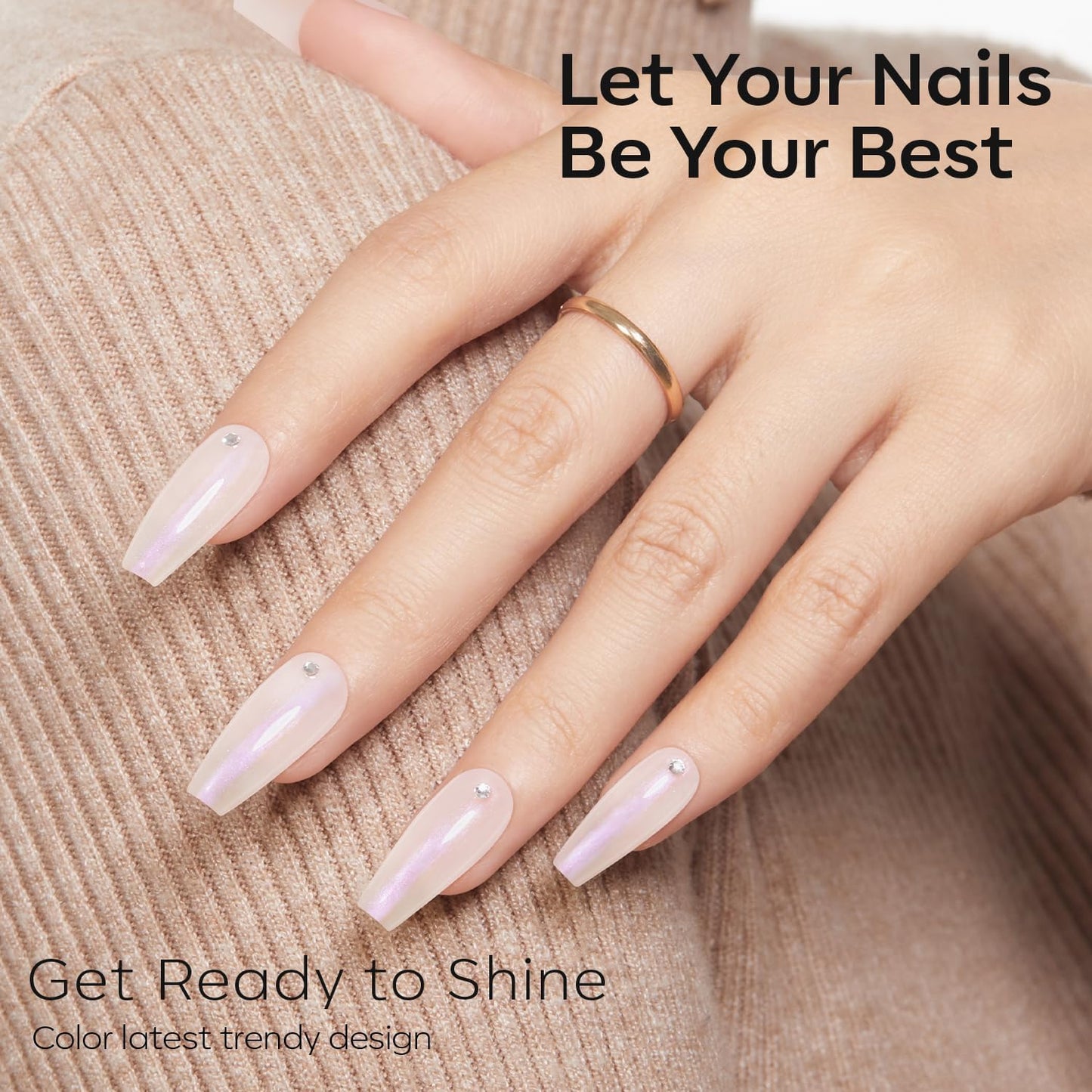 modelones Pearl Nail Polish, 15 ml Quick Dry Chrome Nail Polish Holographic Iridescent Shimmer Long Last Toe Fingernail Polish Nail Art Manicure Gift for Women Girls 0.5 Fl Oz-Velvo Beauty