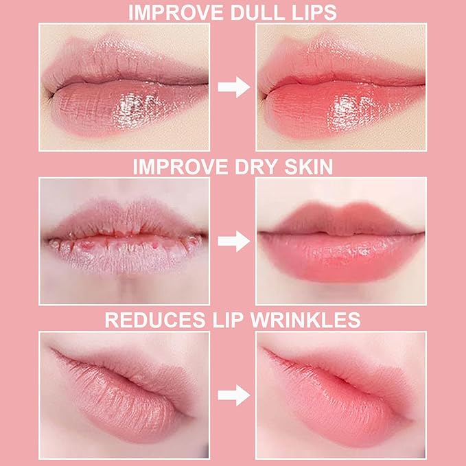 3Pcs Lip Balm Honey Pot with Stick, Honey Strawberry Apple Moisturizing and Hydrating Sleeping Lip Mask, Day and Night Repair and Care, Improve Lip Color, Reduce Lip Lines (SET A)-Velvo Beauty