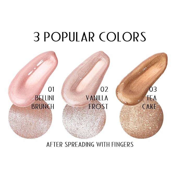 YOUNG VISION Soft Natural Glow Liquid Highlighter, Glow Liquid Illuminator Makeup,Weightless, Long-Wearing, Smudge Proof, Natural-Looking, Dewy Finish,-Velvo Beauty