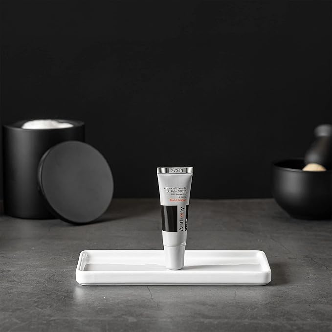 Anthony 25 SPF Lip Balm with Sunscreen for Lips – Contains Green Tea Extract, Shea Butter & Vitamin E – Moisturizing Repair Care Treatment for Chapped & Dry Lips – Blood Orange Flavor-Velvo Beauty