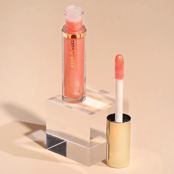 Milani Keep It Full Nourishing Lip Plumper - Tropical Shine (0.13 Fl. Oz.) Cruelty-Free Lip Gloss for Soft, Fuller-Looking Lips-Velvo Beauty