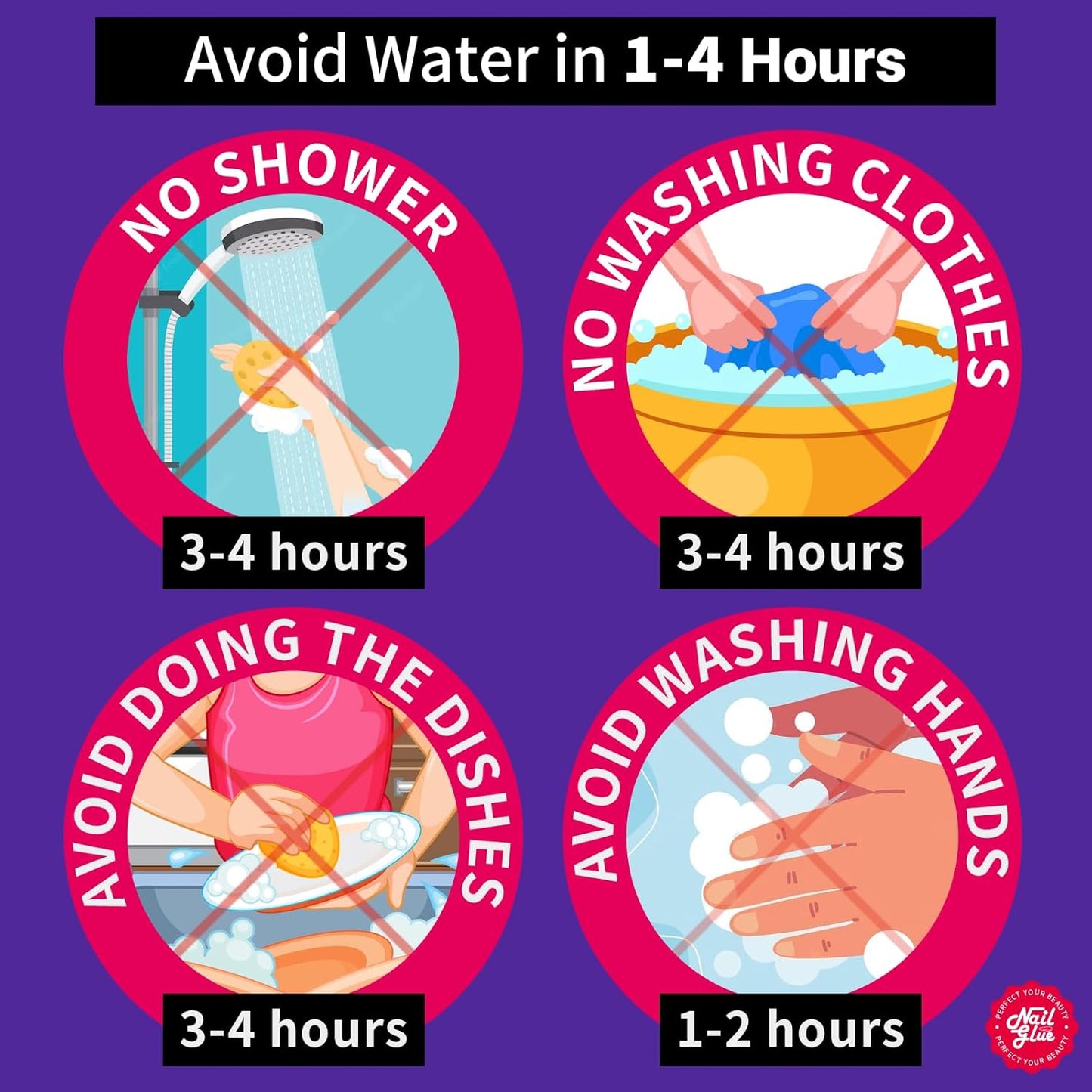 Teenitor Nail Glue for Press Ons, 3 Pack Best Nail Glue for Gel Tips with Nail Files, Super Strong Nail Glue for Broken Nail Brush on Nail Glue for Press on Nails-Velvo Beauty