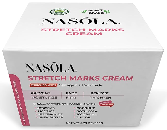 Stretch Mark Cream for Pregnancy, Eliminate and Prevent Deep Stretch Marks, Moisturizer Belly Cream for Pregnancy and Scars Removal With Enriched Collagen and Ceramide, 4.23 Oz-Velvo Beauty