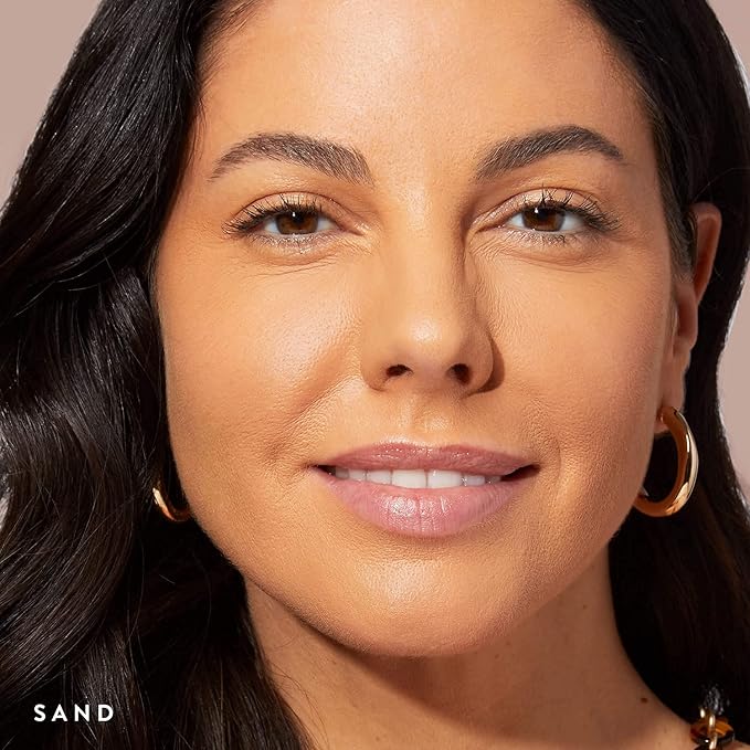 LAURA GELLER NEW YORK Baked Double Take Powder Foundation - Sand - Buildable Medium to Full Coverage - Matte Finish-Velvo Beauty