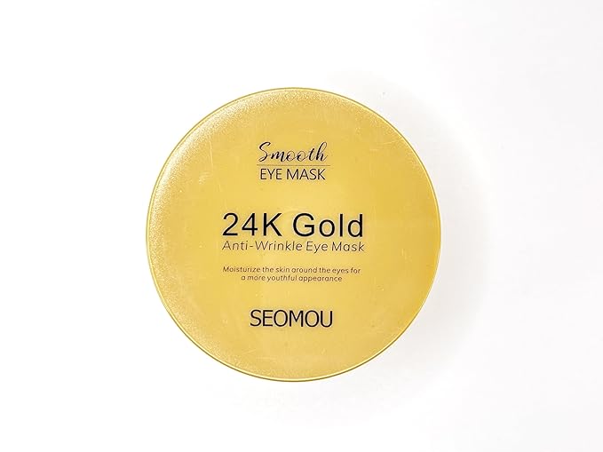 24K Gold Eye Mask Anti-Wrinkle 60 pieces + Portable Mint MouthWash Included Antibacterical Long Lasting Plant Extract 20 pieces-Velvo Beauty