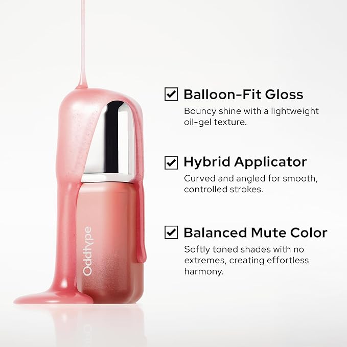 Unseen Balloon Tint, 6 Colors Set for All Skin Types. Buildable Color, Long Lasting Glossy Lip Stains, Lightweight Lip Gloss Make up (GEEK, 1 Oz)-Velvo Beauty