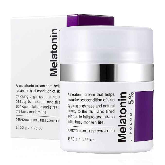 Time Return Melatonin Cream | Face Hydrating Cream & Face Moisturizer for Dry Skin | Relaxing Face Cream for Women & Men | Melatonin Face Cream for Resilient Skin, 1.76 oz-Velvo Beauty