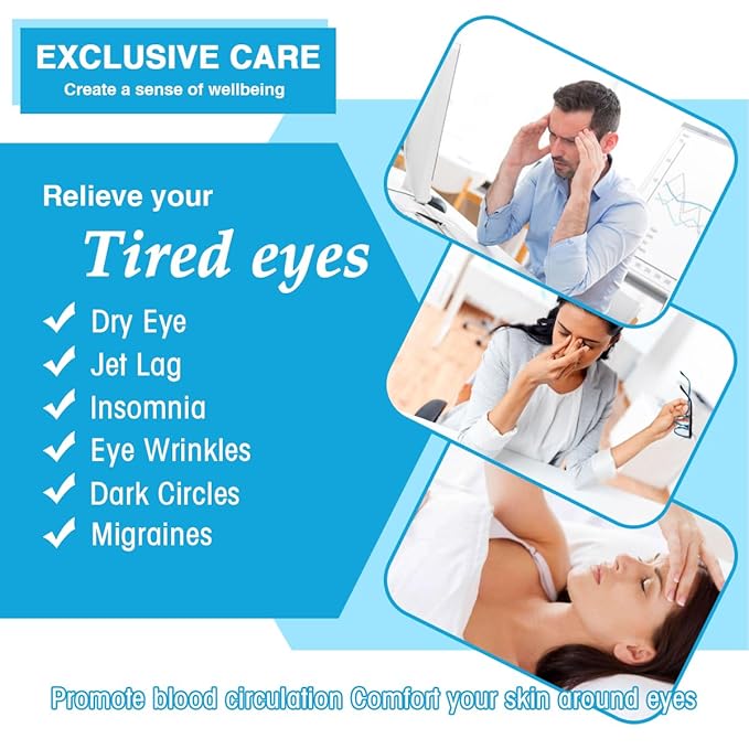 Steam Eye Masks for Dry Eyes, Heated Eye Mask Reduce Puffiness & Dark Circles, Hydrate & Soothe Tired Eyes, Travel Essentials, Business Trip, Party Favors, Unscented 20 Packs-Velvo Beauty