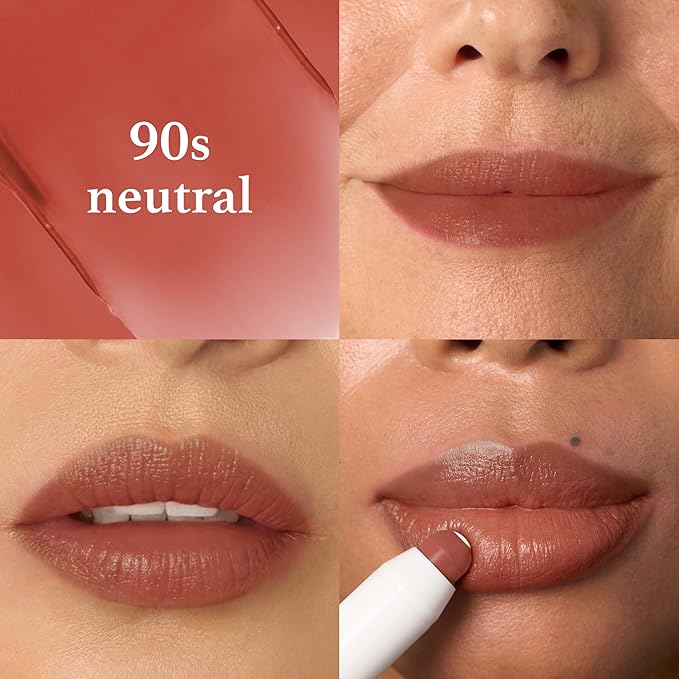 Julep It's Balm: Tinted Lip Balm + Buildable Lip Color Trio - Vintage Mauve, 90s Neutral, Canyon Rose - Natural Gloss Finish - Hydrating Vitamin E Core - Vegan-Velvo Beauty