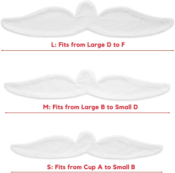 Brushed Cotton on Both Sides - Bra Liners for Sweating Rash Boob Sweat Liner Cotton Pads – 3PCS-Velvo Beauty