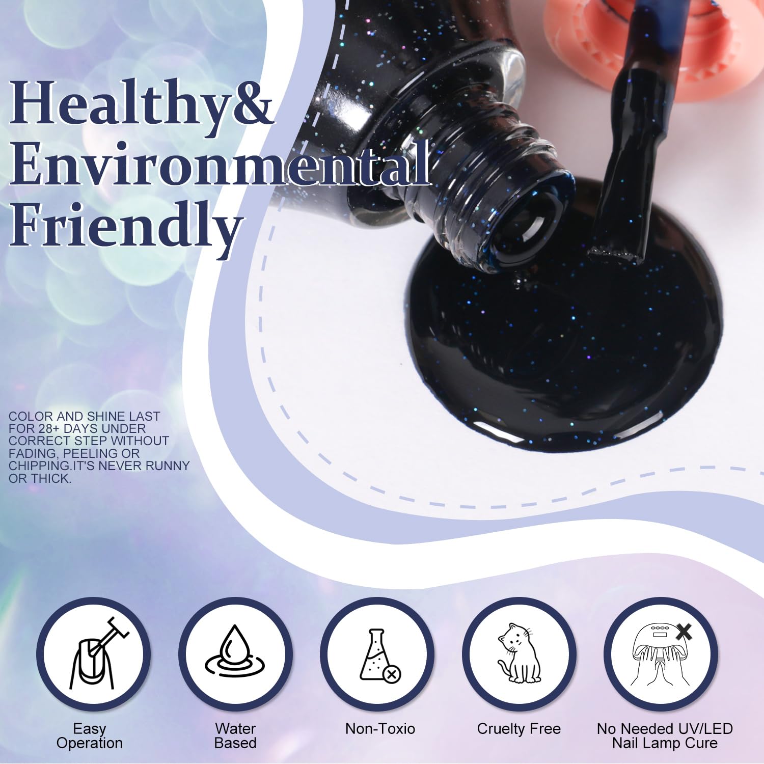 Major Dijit Quick Dry Nail Polish Colorful Summer Nail Lacquer for Nail Art Cruelty-Free Regular Nail Polish 0.41 fl oz.-Velvo Beauty