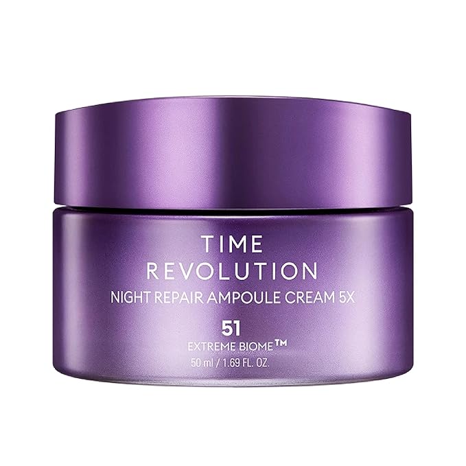 MISSHA Time Revolution Night Repair Ampoule Cream (5th Gen) 1.69 Fl Oz - Triple Fermented Deep-Sleep Night Cream - Overnight Care for Enhanced Radiance, Korean Skincare-Velvo Beauty