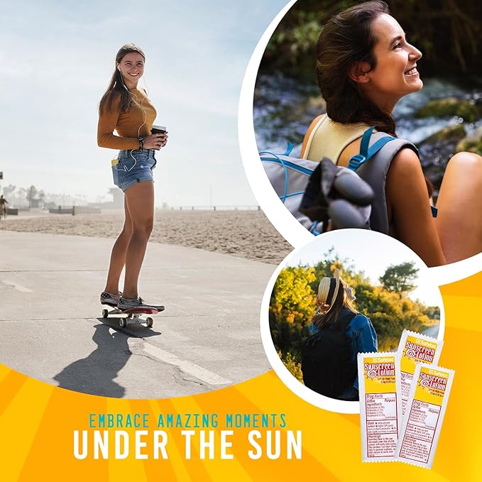 Sunscreen Lotion, SPF30 Protection and PABA Free, Individual Packets of Sunscreens (Pack of 1000) – Travel Size Sun Screen for Outdoors, Bundled with reclosable Homesphere bag-Velvo Beauty