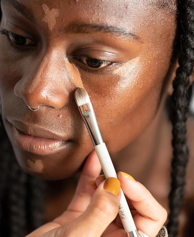 Ere Perez - Natural Lychee Crème Corrector | Vegan, Cruelty-Free, Clean Beauty (Seis – Cool Toffee, 0.33 oz | 10 ml)-Velvo Beauty