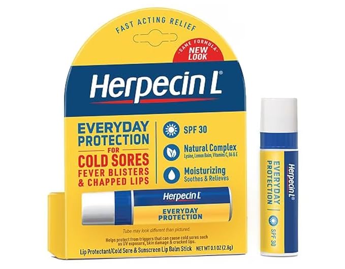 Herpecin-L Everyday Protection SPF 30 Lip Balm 0.1 Oz. - Pack of 6-Velvo Beauty