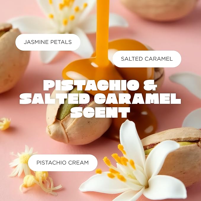 Cake Beauty Hair & Body Mist, The Finishing Touch - Pistachio & Salted Caramel Scent - Infused with Vitamin E & Argan Oil - For All Skin & Hair Types - 6.8 Fl Oz / 200 mL-Velvo Beauty