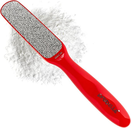 Probelle Double Sided Multidirectional Nickel Foot File Callus Remover - Immediately Reduces calluses and Corns to Powder for Instant Results, Safe Tool (Red)-Velvo Beauty