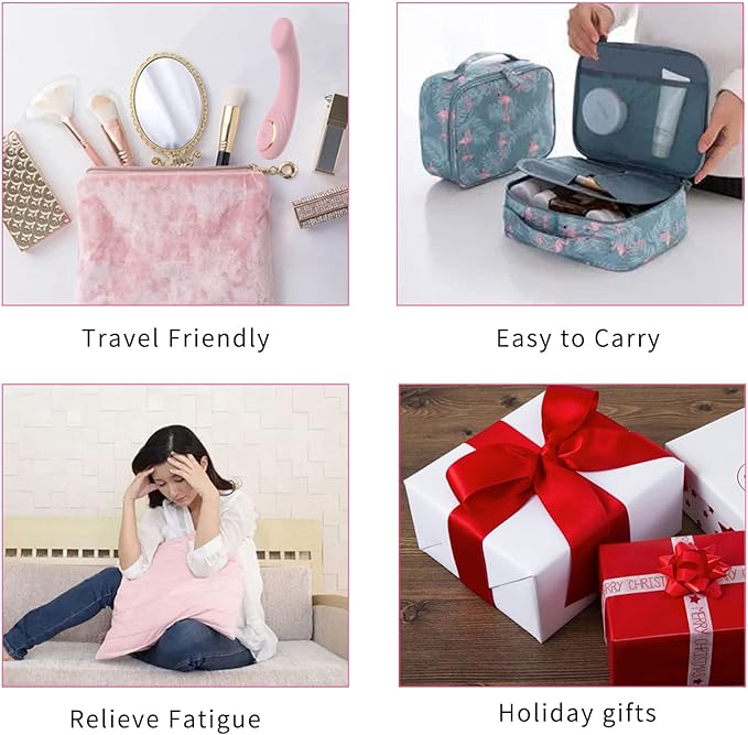 Handheld Eye & Face Electric Massager Wand-Vibration, Firm Tone, Eye Fatigue, Puffy Eyes Dark Circles Eye Bags, Skin Care Tool for Eyes, Beauty Products Absorption, Acupressure-Pink-Velvo Beauty