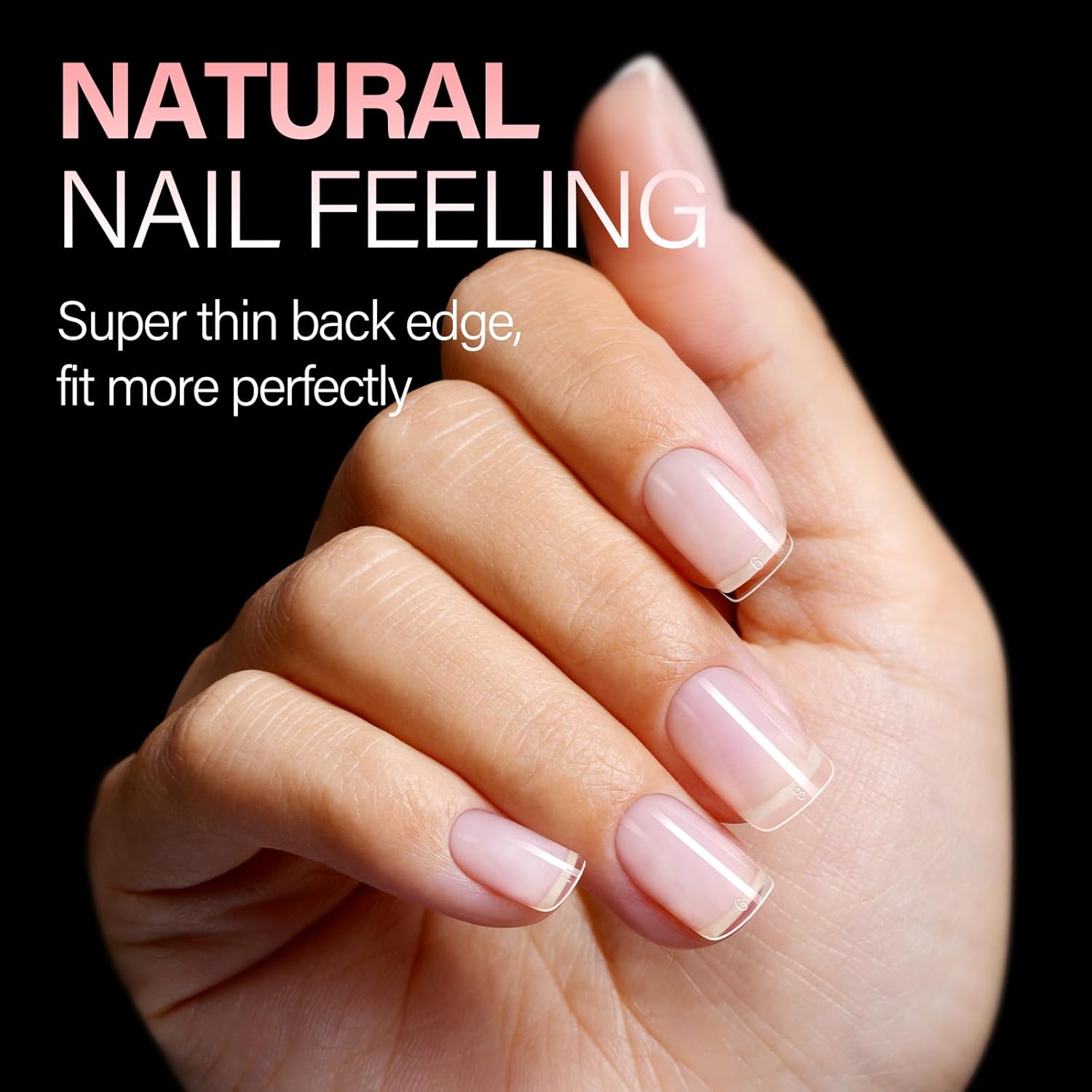 AILLSA Extra Short Square Nail Tips - 450pcs Thickened Pre-filed False Nail Tips Half Matte Nails Tips, Fake Nails for Gift-Velvo Beauty