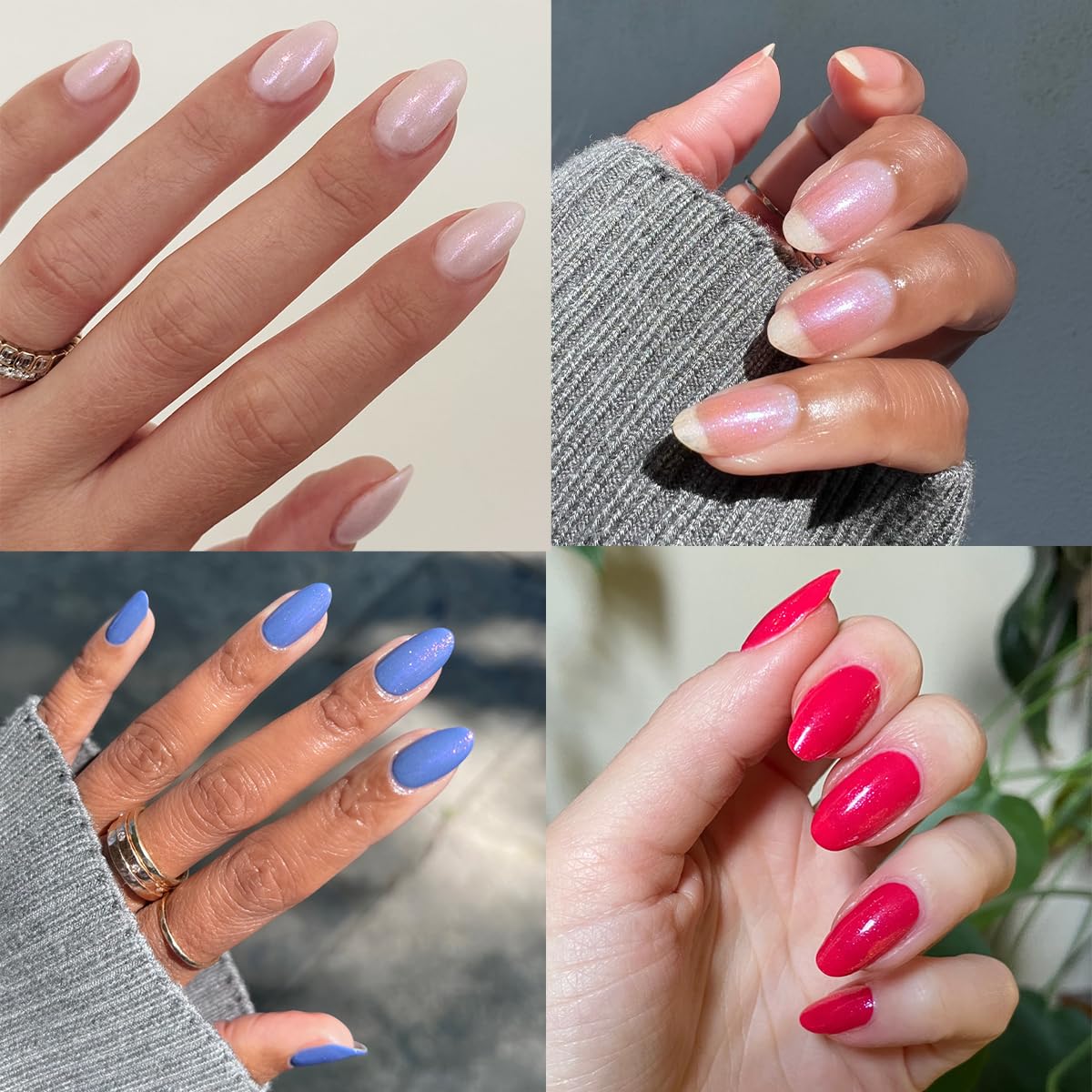 Olive & June Long Lasting Nail Polish Top Coat - Sparkle Fairy | Gel-Like Finish | No Lamp Needed, Lasts up to 10 days | Salon-Quality at Home | Vegan & Cruelty-Free, Chip-Resistant | Iridescent Flake-Velvo Beauty