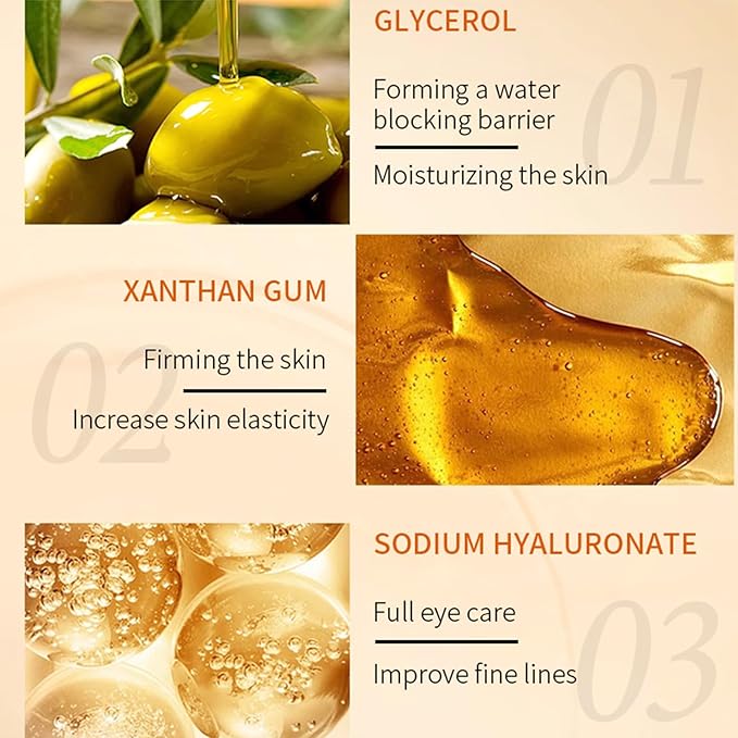 30 Pairs Under Eye Patches for Puffy Eyes, 24k Gold Under Eye Mask, Gel Crystal Collagen Eye Masks for Dark Circles and Puffiness,Travel Eye Patches for Reducing Fine Lines,Moisturizing Skin Care Set-Velvo Beauty