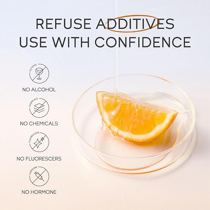 Vitamin C 5-Piece Skincare Set with Cleanser, Toner, Serum, Eye Cream and Face Cream for Skin Brightening skin care set skincare gift set skin care set for Unisex Adult-Velvo Beauty