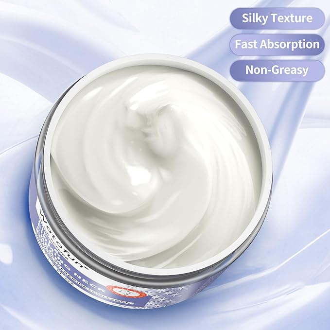 Neck Creams for Tightening and Firming - Anti Wrinkle & Treatment with Retinol Peptides, Ceramide - Overnight Moisturizer for All Skin Types - Sensitive Safe-Velvo Beauty