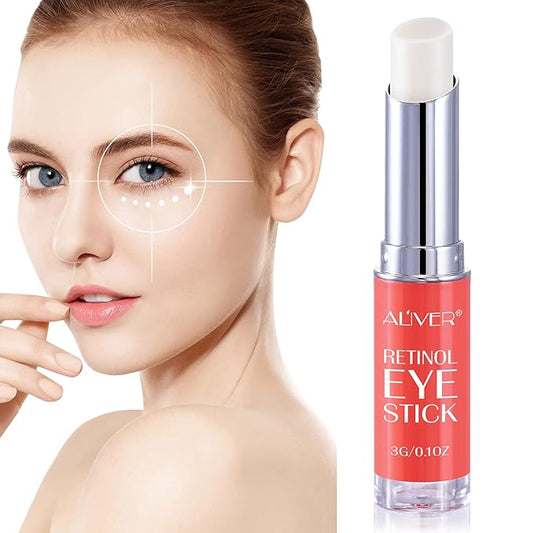 Retinol Eye Stick, Retinol Eye Cream for Dark Circles and Puffiness, Under Eye Cream, Eye Brightener Stick, Reduce Wrinkles Fine Lines and Bags under Eyes Brighte Hydrate & Firm Eyes-Velvo Beauty