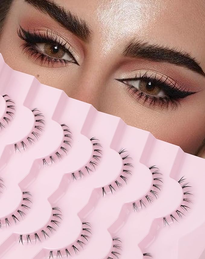 Bottom Lashes Bottom Eyelashes False Lower Lashes Fake Bottom Eyelashes 7 Pairs Bottom-3-Velvo Beauty