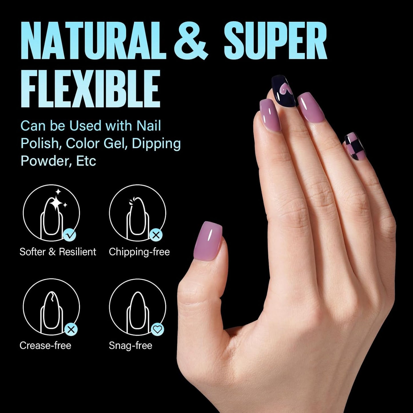 TOMICCA Extra Short Coffin Nail Tips, 240Pcs Half Matte Press on Full Cover Acrylic Nails, 12 Sizes Pre -Shape Soft Acrylic Fake Nail Tips for Nail Extension Art Home DIY Nail Salon-Velvo Beauty