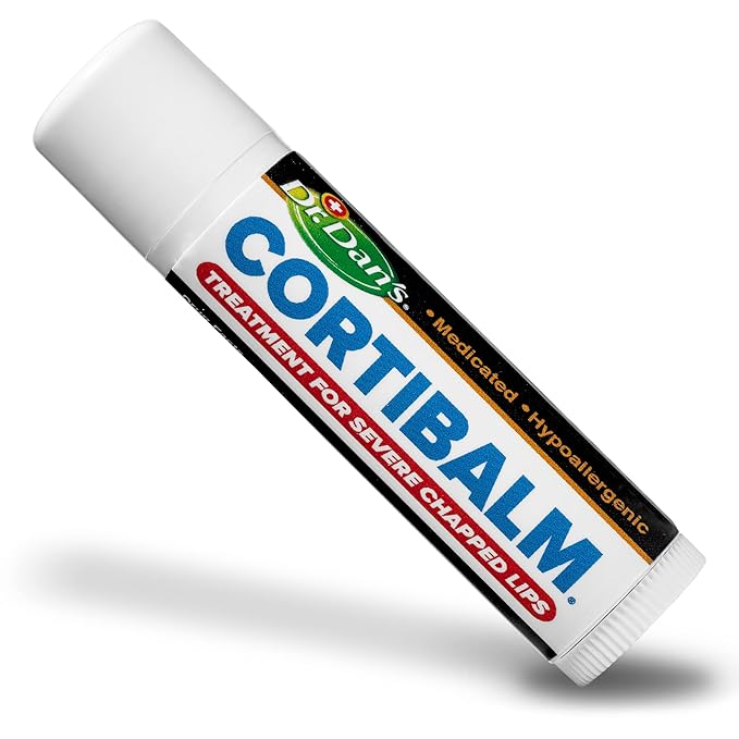 Dr. Dan's Cortibalm- 6 Pack - for Dry Cracked Lips - Healing Lip Balm for Severely Chapped Lips - Designed for Men, Women and Children-Velvo Beauty