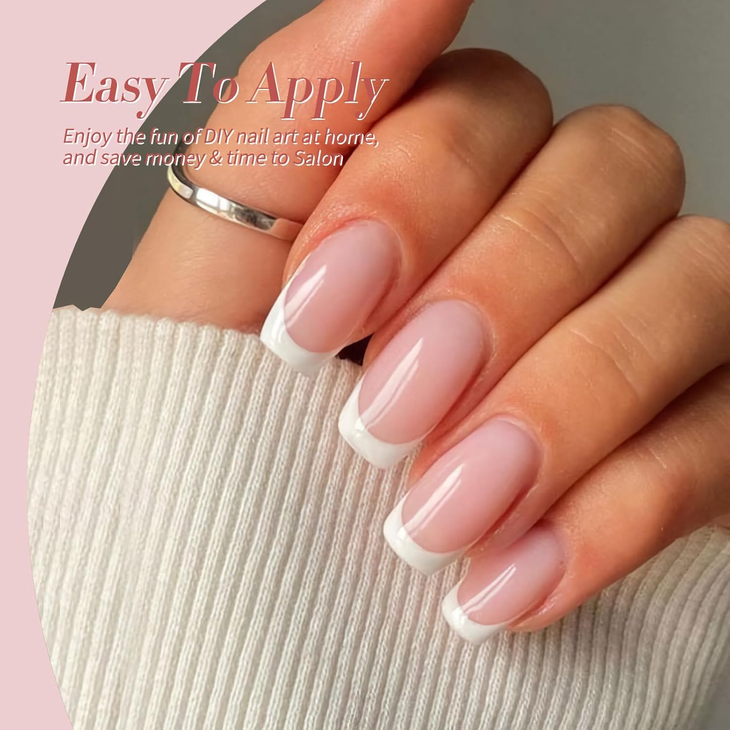 Born Pretty Jelly Gel Nail Polish, Sheer Gel Nail Polish, Milky Pink Nude Crystal Transparent Gel Polish Gel Manicure DIY Salon Nail Art Gifts Women Girls 7ML 6PCS-Velvo Beauty