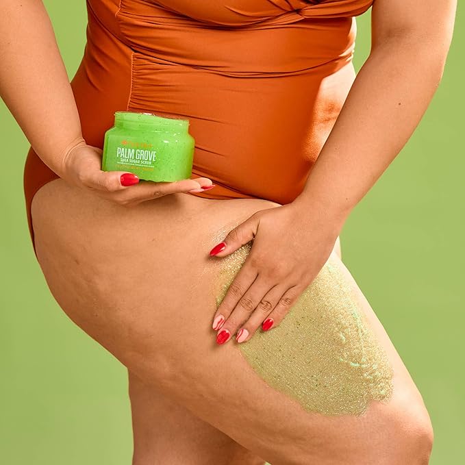 Tree Hut Palm Grove Shea Sugar Scrub | Exfoliating Body Scrub Removes Dead, Dry Skin for a Soft & Hydrated Feel | Nourishing Essential Body Care | 18 fl oz.-Velvo Beauty