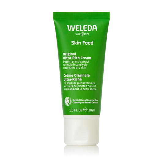 Weleda Skin Food Original Ultra-Rich Body Cream, 1 Fluid Ounce, Plant Rich Moisturizer with Pansy, Chamomile and Calendula-Velvo Beauty