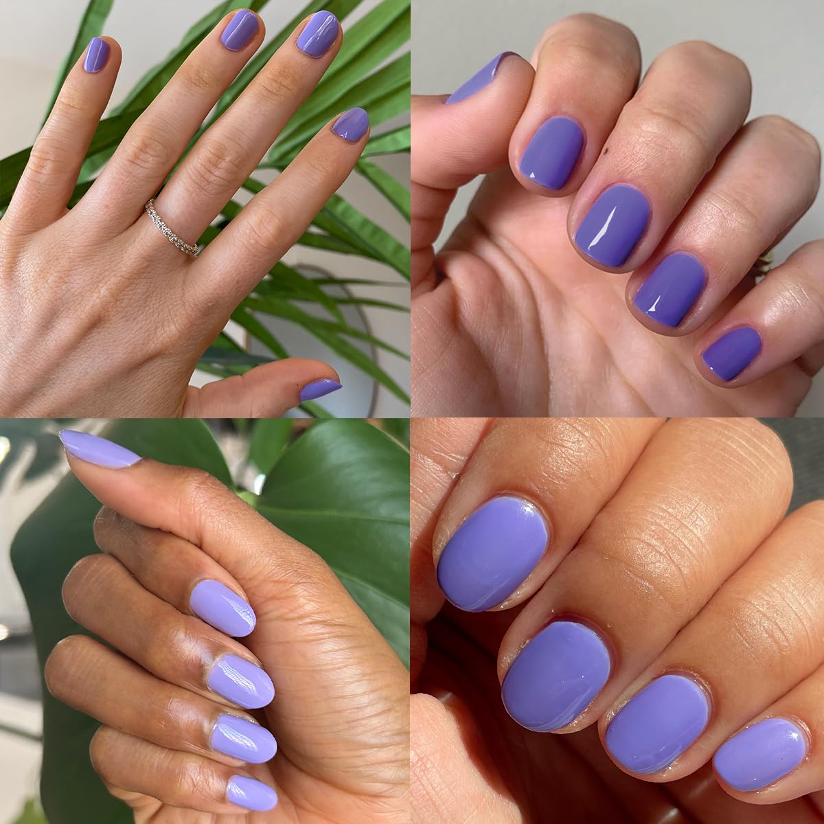 Olive & June Long Lasting Nail Polish | Gel-Like Finish No Lamp Needed | Lasts up to 10 days | Salon-Quality Color at Home |15-Free Vegan Cruelty-Free Chip-Resistant Shine |Bold & Unshaken Bold Purple-Velvo Beauty