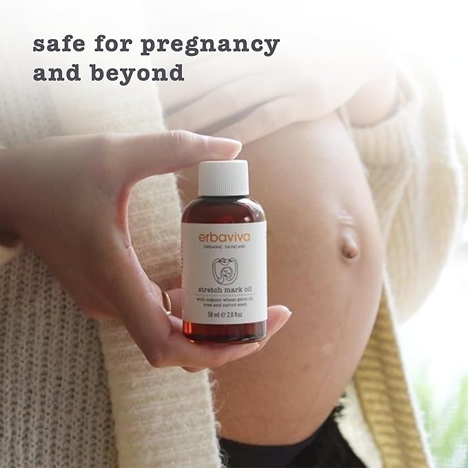 Erbaviva Stretch Mark Oil -Travel size 2 Fl Oz-Velvo Beauty