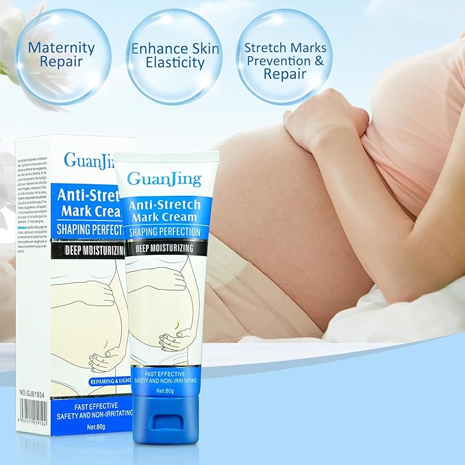 Stretch Mark Removal, Stretch Mark Cream for Pregnancy, Scar Removal Cream Deep Stretch Mark Removal, Belly Butter for Pregnant Women To Prevent And Repair Maternity Stretch Marks Scar 2.82 Oz-Velvo Beauty
