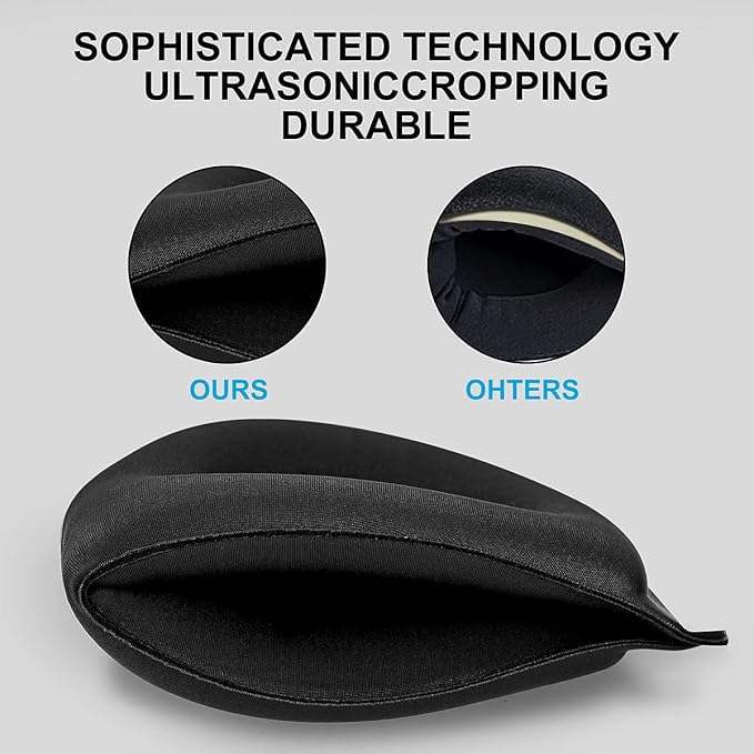 ALASKA BEAR Sleep Mask Women Men with Molded Eye Cups, Well-Contoured 3 D Extra-Plush Soft Memory Foam Blackout Eye Mask Zero Pressure on Eyelids & Eyelashes w Earplugs Set - Silent Night Stars-Velvo Beauty