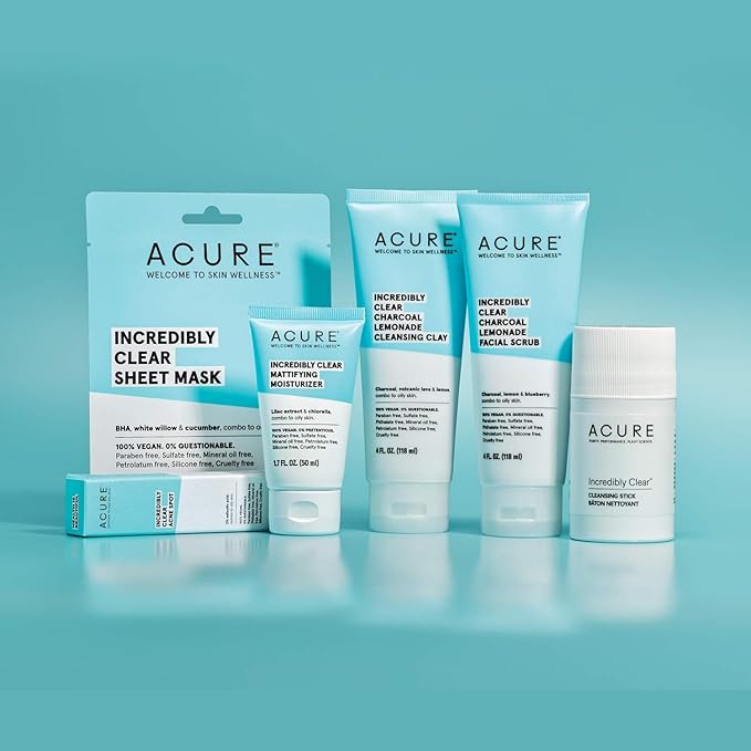 Acure Detox-Depuff Charcoal Lemonade Under Eye Hydrogels | 100% Vegan | For Oily to Normal & Acne Prone Skin | Charcoal, Lemon & Cucumber - Detoxies & De-Puffs Under Eye Area | 2 Single Use | 1 Count-Velvo Beauty