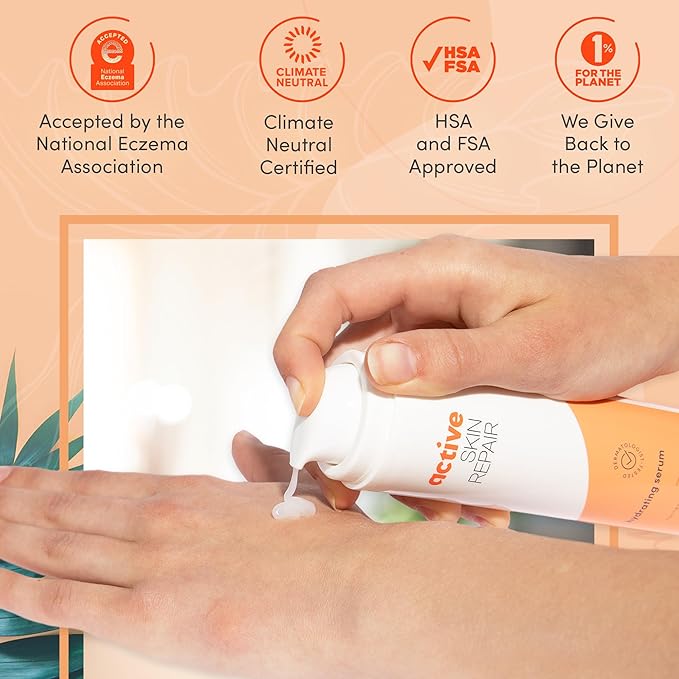 Active Skin Repair Face and Body Hydrating Serum, EWG Certified Hyaluronic Acid for All Skin Types, Dermatologist-Tested Moisturizing Anti-Aging Serum with Ceramides & Niacinamide, 5 fl. oz.-Velvo Beauty