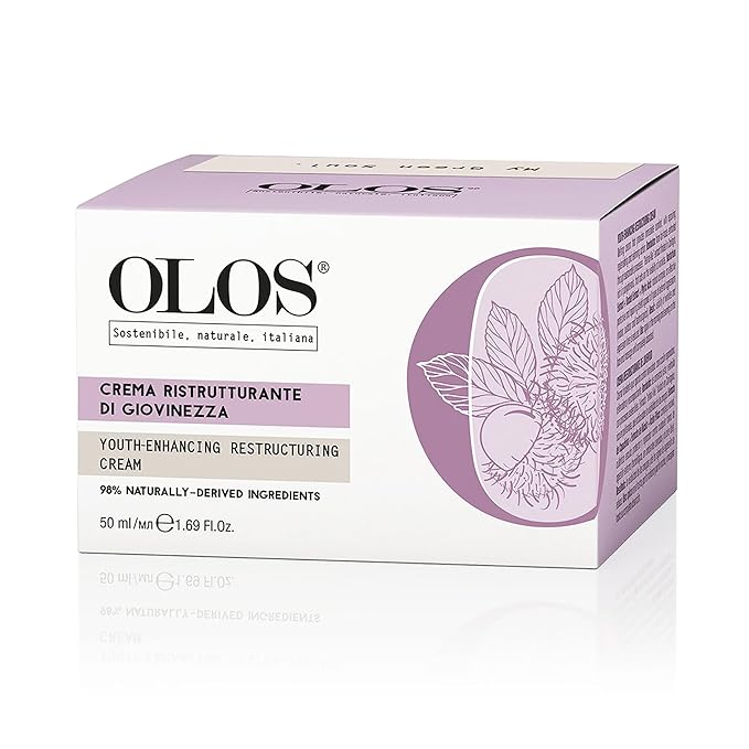 OLOS Youth-Enhancing Restructuring Cream - Anti-Aging Face Moisturizer - Face Lotion with Aloe and Shea Butter - Collagen Booster Face Cream - 1.7 oz-Velvo Beauty