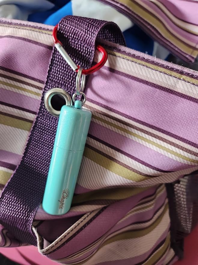 OG | Vacuum Insulated Lip Balm Keychain Holder, Prevents Melting & Messes | 3-Pack (Glitter)-Velvo Beauty