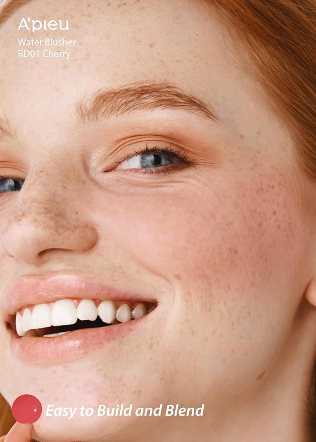 A'PIEU JUICY-PANG WATER BLUSHER (RD01 - Popping Cherry) Korean Liquid Blush For Cheeks K Beauty Makeup-Velvo Beauty