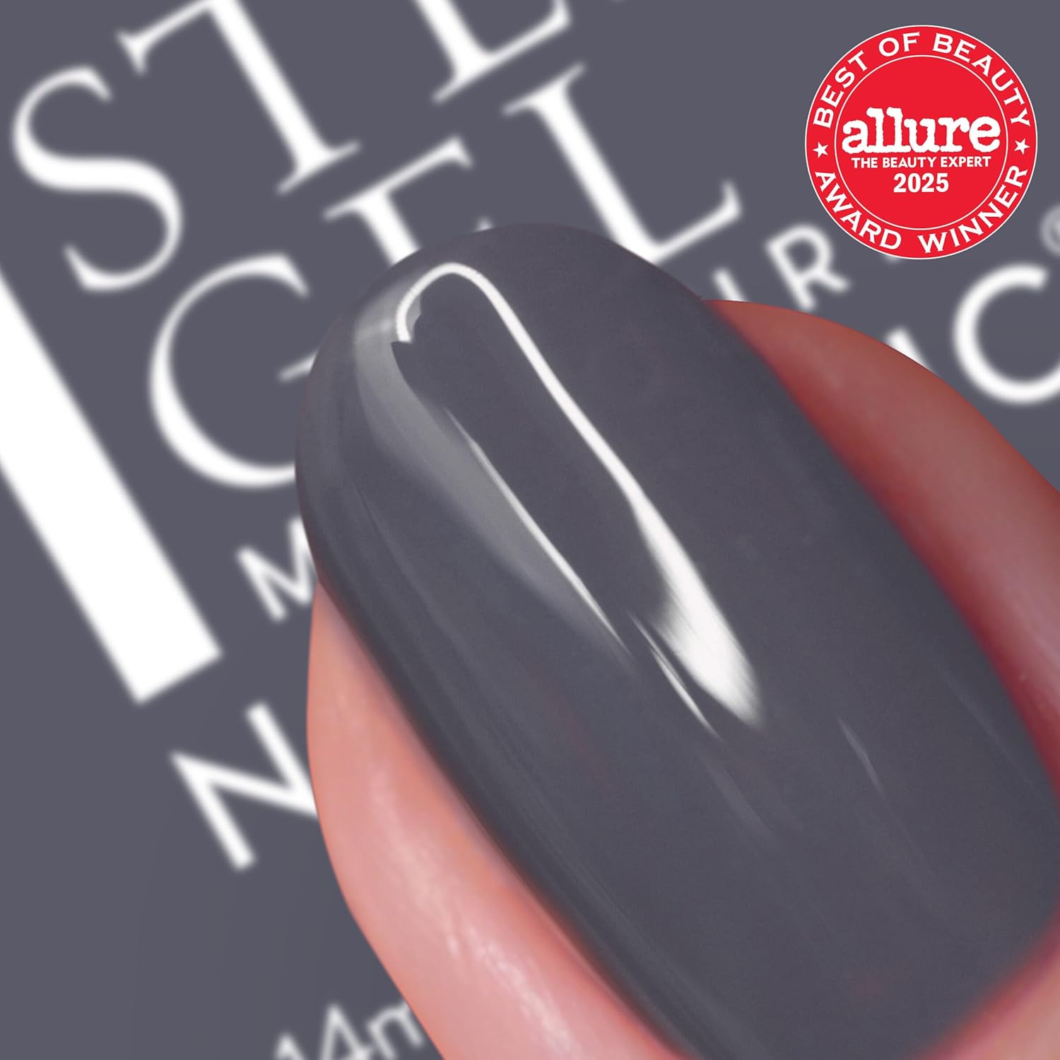 Nails Inc It's Topless Gel-Like Nail Polish, 4-in-1 Base Coat, Treatment, Color & Top Coat, Long Lasting, Strong, Chip Free Nails, Glossy Salon Quality Manicure, Air Dry Nail Polish, Emily, 0.47 Fl Oz-Velvo Beauty