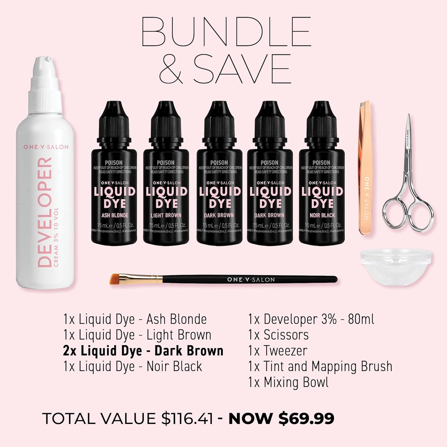 Hybrid Liquid for Professional Eyebrow Kit (Multicolor-3)-Velvo Beauty