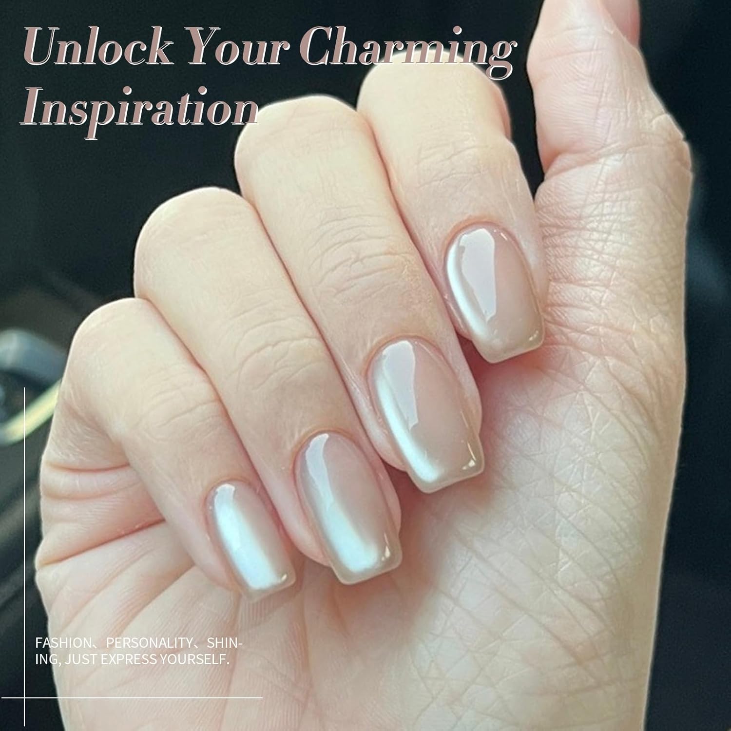 Born Pretty Cat Magnetic Eye Gel Nail Polish, Pink Moonlight Cat Magnetic Gel Nail Polish Delight Magnetic Nail Polish for Nail Art Manicure Salon DIY at Home 15ML-Velvo Beauty