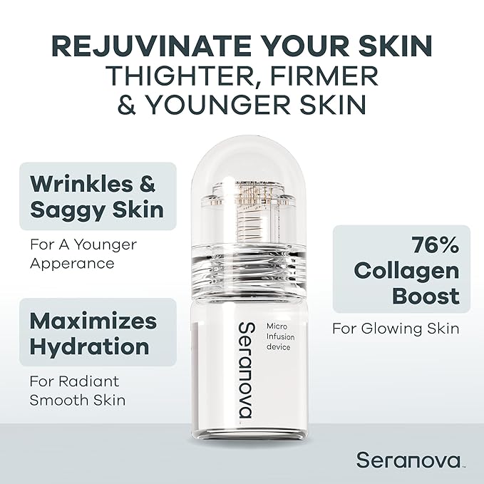 Seranova Micro Infusion for Skin Care, Facial Moisturizing Essence, Serum Smooth Skin Facial Serum for All Skin Types, 1-Month Supply-Velvo Beauty