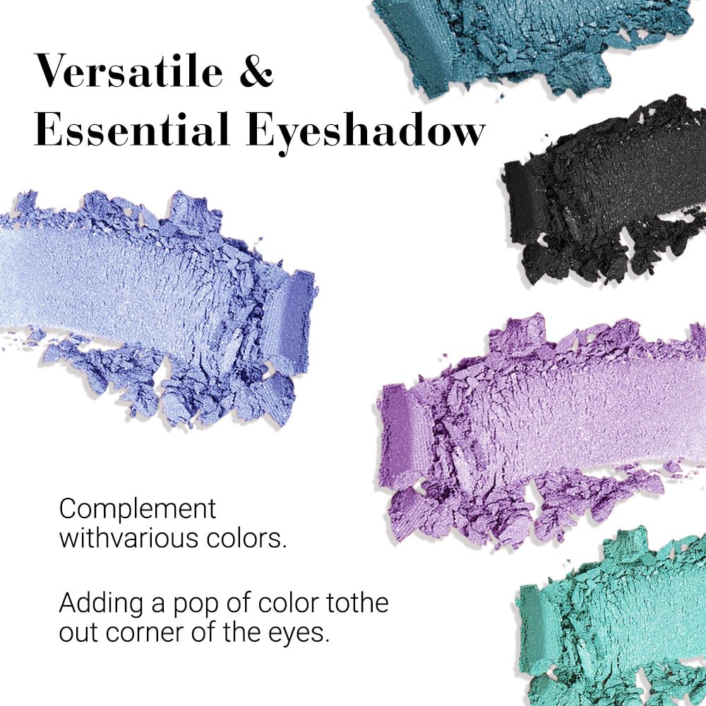 Shimmer Single Eye Shadow Palette Makeup, Mint Green Shimmer Monochrome Eyeshadow Halloween Birthday Party Wear For Green Blue Eye, Pigmented Waterproof Sombras Para Ojos-Velvo Beauty