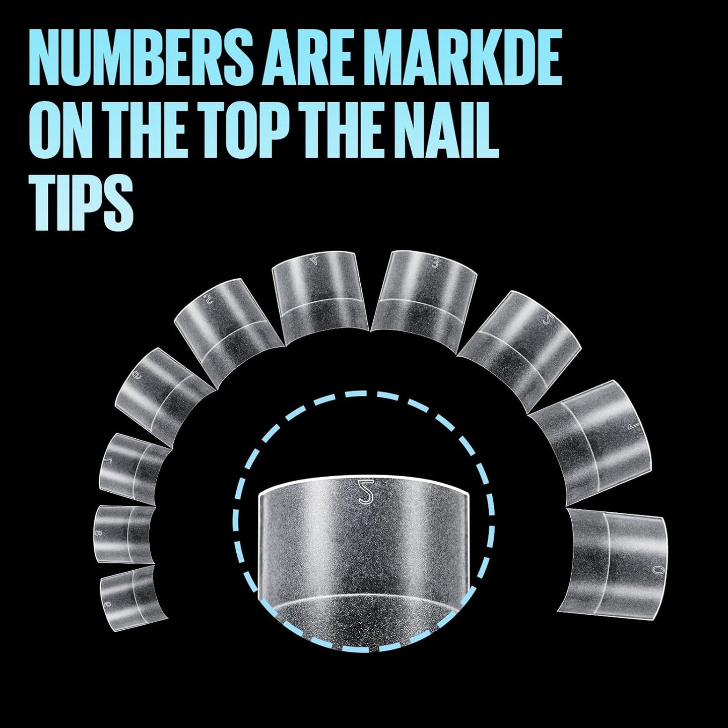 TOMICCA Short Square Nail Tips, Acrylic Half Cover Nail Tips, 10 Sizes Full Matte Gel No C Curve, Nail Extension Tips for Beginner and Professional 240Pcs-Velvo Beauty