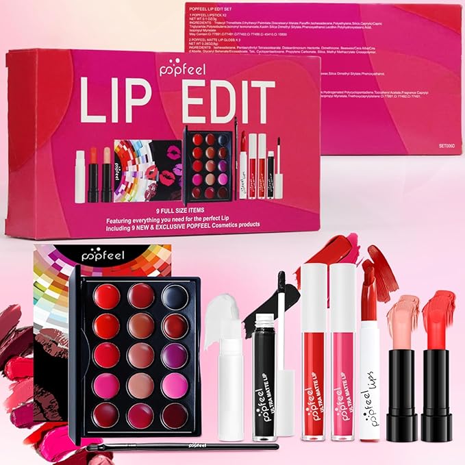 All in One Makeup Kit for Women Full Kit Girls Makeup Gift Sets Xmas Essential Bundle Include Eyeshadow Palette Lipstick Blush Concealer Eyeliner Mascara Foundation Brush Eyebrow Pencil-Velvo Beauty